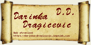 Darinka Dragičević vizit kartica